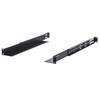 RackPath 1U 4-Post Server Rack Rail, 20.2-32 Inch Adjustable Depth