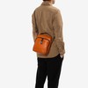 Doubles BKS-7040 Men's Shoulder Bag, Genuine Leather, A5 Storage, Camel