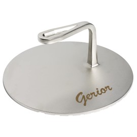 Dishwasher Safe Smash-Burger Press - Cast Stainless Steel Grill, Griddle, Skillet Press for Meat, Bacon, Food - 8.75 Inch