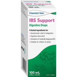 Chemists’ Own IBS Support Digestive Drops 100mL (Expiry 03/2026)
