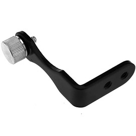 eMagTech Tripod Adapter L-Shape Mount with 1/4 Inch Tripod Connector, Height 74 mm, Suitable for Binoculars Telescope DSLR Camera Flash Unit