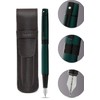 Sheaffer 300 Matte Green Pen with Contrasting Black PVD Trims