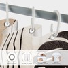 Glawry Boho Black Brown Beige Shower Curtain Extra Long Modern