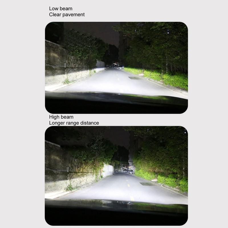 H6 H6M P15D Motorcycle LED Bulb Dual Optical Lens 100W