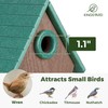 Kingsyard Recycled Plastic Bird House for Outdoors - Hanging Nesting