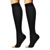Toeless Compression Socks,Toeless Support Stockings Easy Knee High Socks -