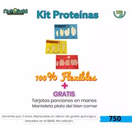 NutriGold Réplicas De Alimentos Kit Proteínas 12pz 100% Flexibles