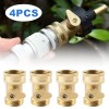 Unbranded (4 PACKS)Brass Garden Hose Shut Off Valve Water Pipe