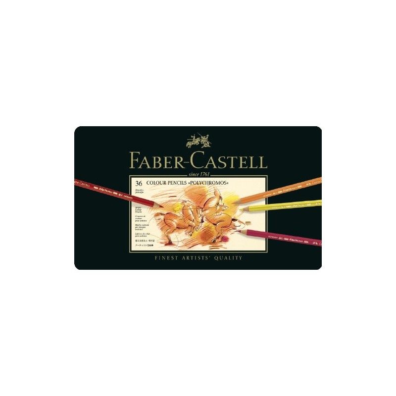 Faber-Castell 110036 Artist Colouring Pencil, 36 Metal Case (1, 36