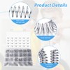 DASIAUTOEM 420 pieces compression springs assortment set, 24 specifications compression