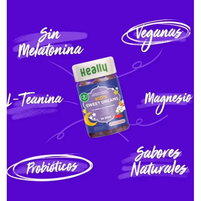 Heally - 72 Gomitas Kid's Sleep Para Dormir, Vitaminas 216g
