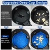 SINGARO Car Cup Holder Coaster, Silicone Cup Holder Insert, Universal
