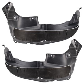 TRQ TRQ Front Inner Fender Liner Set Compatible with 2015-2017 Lexus NX200t NX300h LX1248135 LX1249135