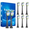 Trustnice Electric Toothbrush Replacement Brush, Phillips Sonikea Electric Toothbrush, Compatible Replacement Brush: Diamond Clean, Easy Clean, White Plus, Protective Clean, C2, C1, G2, G3, W2, etc. Compatible with Philips Sonicare Toothbrush Replacement