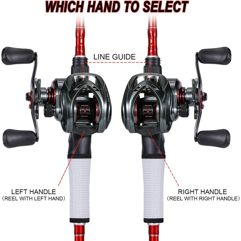 Sougayilang Baitcasting Reel – Lightweight Graphite Frame – 9 +