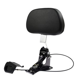 Adjustable Driver Backrest with Mount Rider Sissy Bar Fit for Harley Touring Road King Electra Glide CVO 2009-2025 Chrome