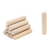 100 Pack 3/8" Wood Dowel Pins Straight Grooved Pins for