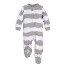 Burt's Bees Baby Burt's Bees Baby Sleep and Play PJs, 100% Organic Cotton One-Piece Zip Front Romper Jumpsuit Pajamas
