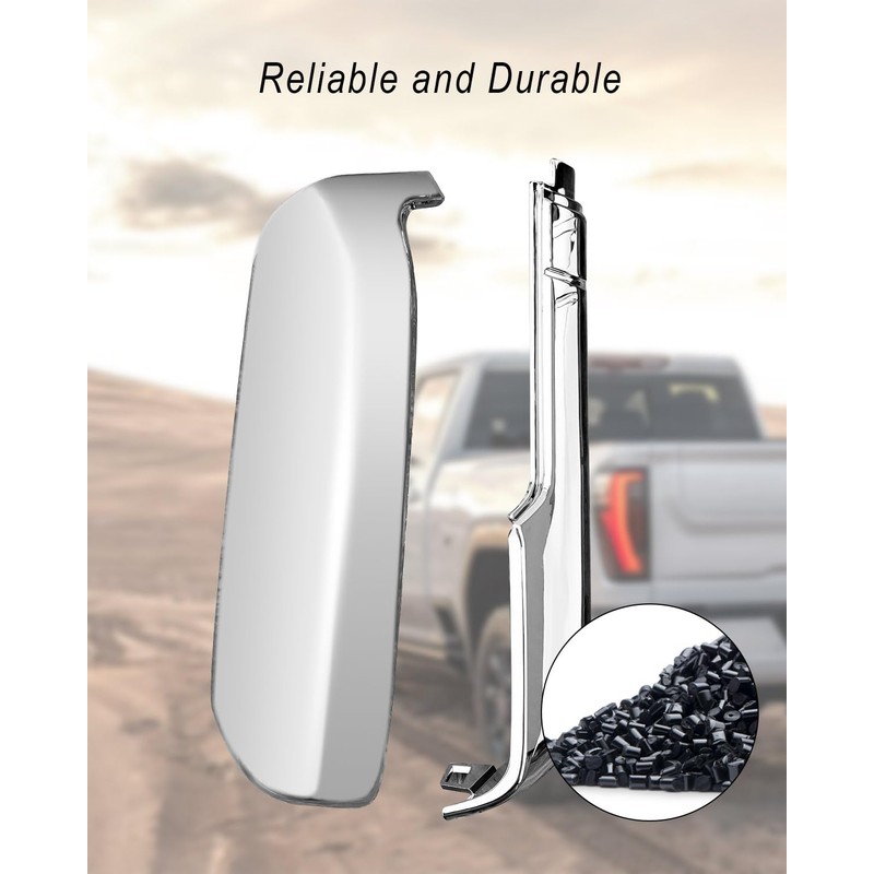 HUQUZN Top & Side Clip-On Front Door Mirror Housing Covers