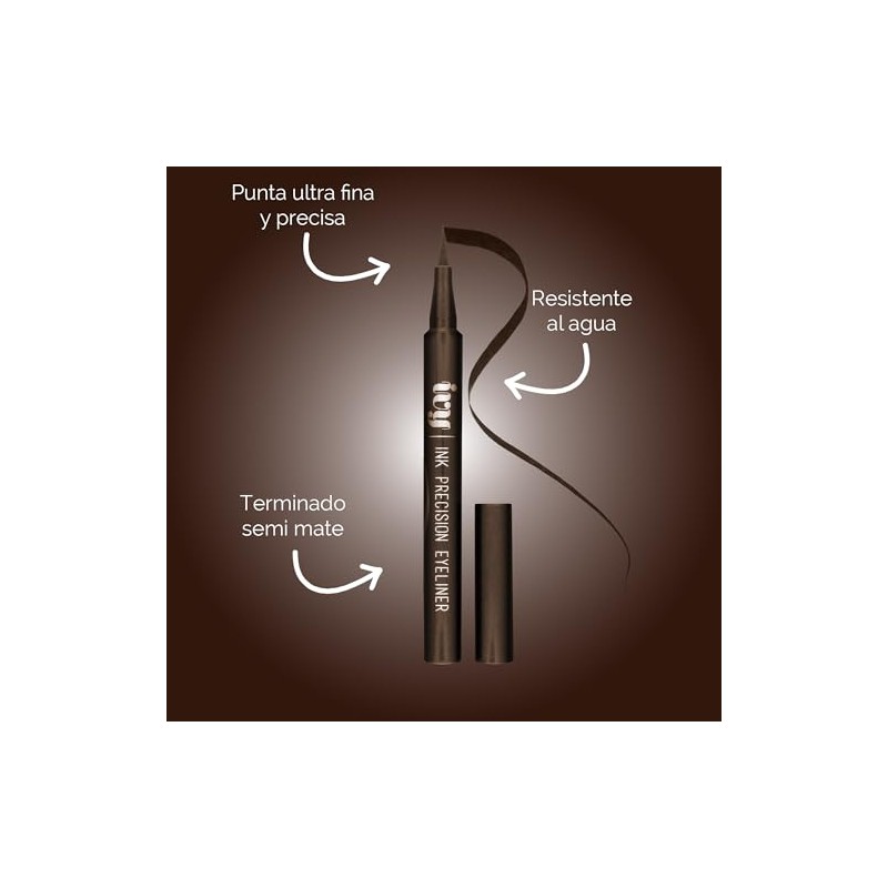 Plumon Delineador IVY Ink Precision Café Mascara de pestañas Prosa