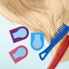 6 Piezas Tiza Cabello Lavable Temporal para Oscuro, 6 Colores