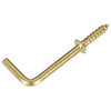 Hillman Hardware Essentials 852424 Shoulder Hook Brass 1" - 3