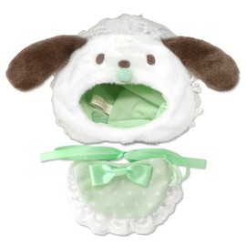Naitou Design Naitou Design Plush Charmer Baby Style Pochacco Size M Plush Clothing 6 Years and Up, Hat Width: Approx. 8.7 inches (22 cm)