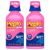 Pepto Bismol Ultra Liquid for Upset Stomach, 5 Symptom Relief,
