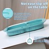 Ehucon Adaptive Utensils Plates with Extra Wall,Non-slip&Spill-proof Melamine Plate for