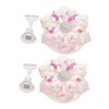 Outanaya 2pcs Iridescent Cherry Blossom Nail Practice Stand Magnetic Display