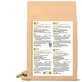 Achterhof Maca Capsules Organic Pack of 400 | Refill Pack | High Dose with 3000 mg Maca Powder per Daily Dose | Vegan | 100% Pure Maca Root from Peru