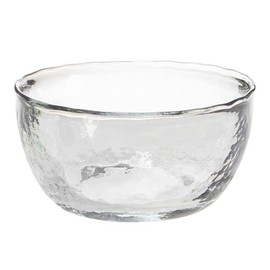 47th & Main Decorative Bowls Recycled Hammered Glass Bowl For Home Décor, Small, Clear