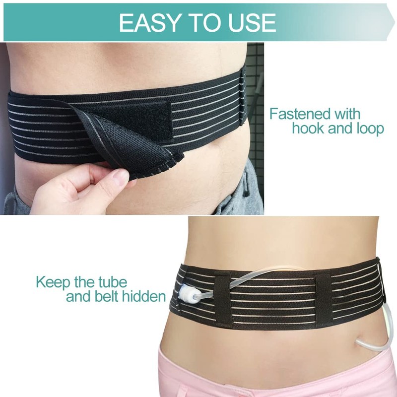 Soft Breathable Peritoneal Dialysis Belt Adjustable PD Catheter Holder Accessories
