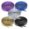 Agujetas Planas Glitter Cordones Zapato Tenis Brillo 5 Pares