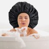 Shower Caps for Women Reusable Waterproof, Hair Cap for Shower