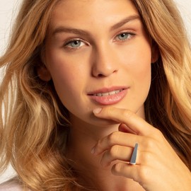 THOMAS SABO Women Silver Piercing Ring - TR2218-001-21-56