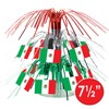 Beistle, 3 Piece Mexican Flag Mini Cascade Centerpieces, 7.5"