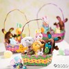 Multicolored Rectangular Easter Baskets - Bulk set of 12, Each