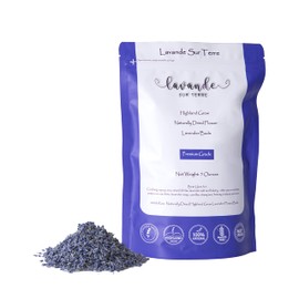 Lavande Sur Terre Dried Lavender Flower Buds for Crafts, Baking, Tea, DIY Projects, Sachets & Fresh Fragrance, 5 Ounces Bag, LV-N-1