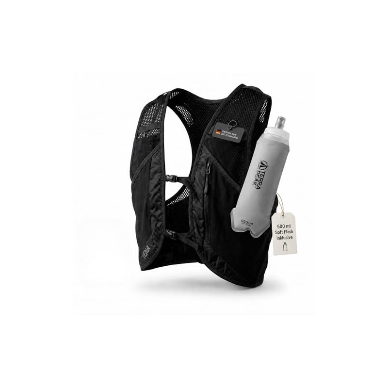 Terra Peak® VENA Running Vest 500 ml Water Bottle -