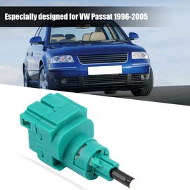 Yosoo Health Gear Brake Light Switch, 1C0945511A, Push Button, Manual, Green