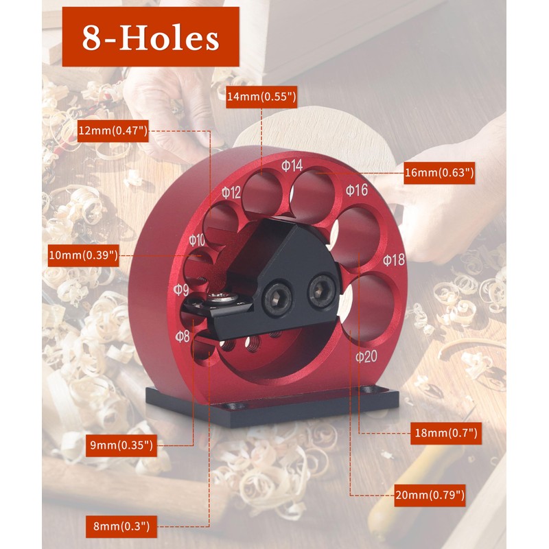 Dowel Maker, 8 to 20mm Dowel Maker Round Rod Auxiliary
