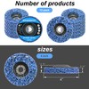 WelderElite 12-Pack Blue Paint Stripper Discs for Angle Grinder, 4"