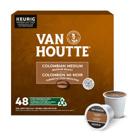 Van Houtte Colombian Medium Roast K-Cup Coffee Pods, 48 Count For Keurig Coffee Makers