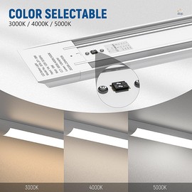 DAKASON 4-Pack 2FT LED Ceiling Light for Garage Flush Mount, 18W 2160lm LED Shop Lighting Closet Light Fixture, Wraparound Lights Surface Mount, 3/4/5000K Adjustable