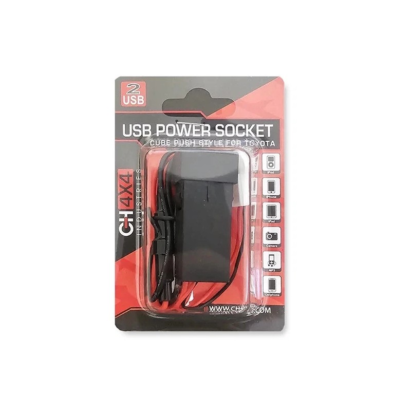 CH4X4 Quick Charge 3.0 Cube USB + PD Power Socket