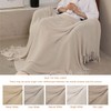 BLAGIC Knitted Throw Blanket for Couch Soft Farmhouse Boho Throw