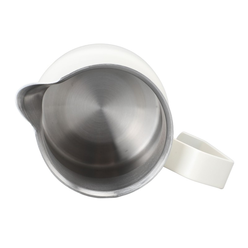 Milk Frother Cup 350ml 304 Stainless Steel Pointed Mouth Foaming