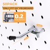 INCLY 50 Pack 2 Inch Pegboard Hooks, 1/4" Heavy Duty