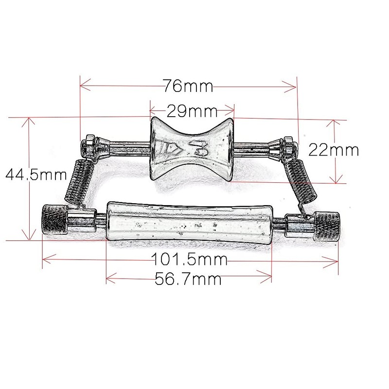 Alnicov Guitar Rolling Capo Adjustable Capo for Acoustic Guitar Electric